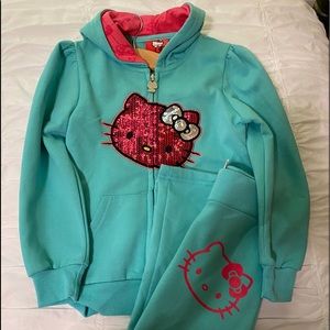 Hello Kitty Girls warm up suit Size 5